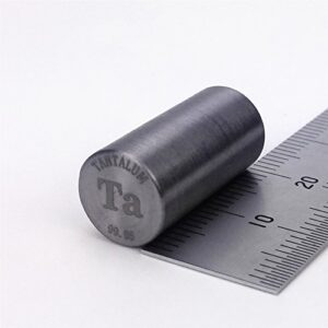 pure tantalum metal rod 99.95% 10diameter x20mm length 27grams element ta sample
