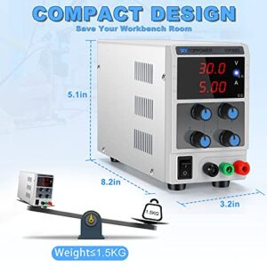 30V 5A Bench Power Supply Variable and Banana Plugs Solder DIY Banana Plug Connectors 10 Pairs