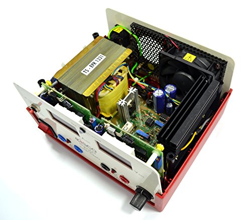 Eisco Labs Regulated Dual Output Digital Display Power Supply, AC: 12V, 5 Amps, DC: 0-12V, 5Amps