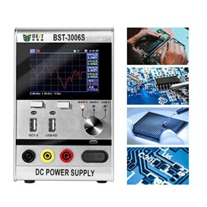 BST-3006S 30V 6A DC Power Supply Adjustable Digit Display Mini Laboratory Power Supply Voltage Regulator for Phone Repair