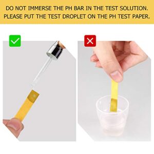 pH Test Strips, 4 Packs of 320 pH. 1-14 Test Paper, Litmus Paper pH Test Strips, pH Balance Test Strips for Women for Water Saliva Urine Soil Testing