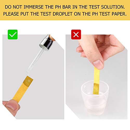 pH Test Strips, 4 Packs of 320 pH. 1-14 Test Paper, Litmus Paper pH Test Strips, pH Balance Test Strips for Women for Water Saliva Urine Soil Testing