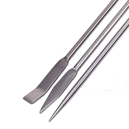 13Pcs Stainless Steel Lab Spatula Micro Scoop Reagent Laboratory Mixing Spatula 22cm Long Sampling Spoon