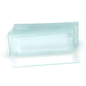100 Pack of Lab Microscope Slides, 1mm-1.2mm Thick Glass Slides for Microscope, Clear Glass Ground Edges 1" x 3", Microscope Accessories for Lab Consumables Research