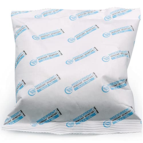 Wisesorb Silica Gel Packets, 300 Gram 1 Pack Silica Packets, Food Safe Dessicant Packs, Silica Gel for Food Storage