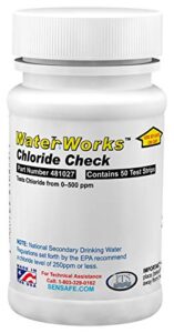 industrial test systems 481027 waterworks chloride check test strips