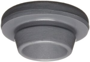 wheaton w224100-181 rubber 20mm snap-on style stopper, gray chlorobutyl/46 (case of 1000)