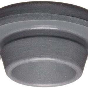 Wheaton W224100-181 Rubber 20mm Snap-On Style Stopper, Gray Chlorobutyl/46 (Case of 1000)