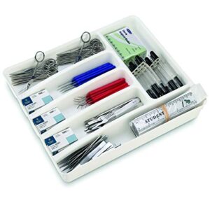 540 pcs dr instruments drcls20 – classroom dissection kit for 20/40 students, stainless steel instruments & slotted tray.