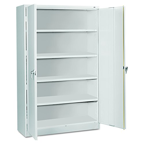 Tennsco J1878SULGY Assembled Jumbo Steel Storage Cabinet, 48w x 18d x 78h, Light Gray