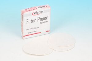 eisco qualitative filter paper, 15cm, pack of 100 – model ch0388d