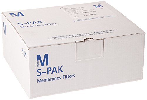 EMD Millipore S-Pak HAWG047S6 Mixed Cellulose Ester Sterile Filter Membrane, 0.45µm Pore Size, 47mm Filter Diameter, White, Gridded Surface (Pack of 600)