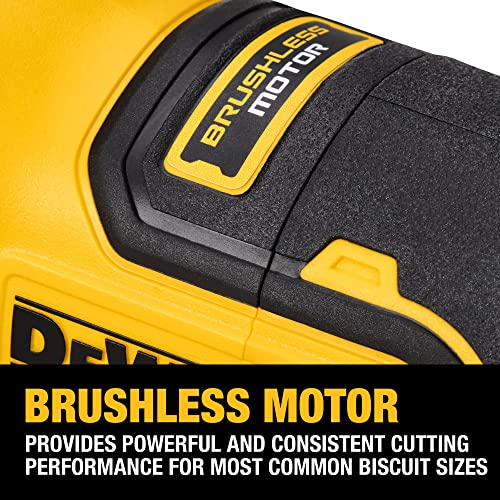 DEWALT 20V MAX* XR® BISCUIT JOINER, BRUSHLESS, Tool Only (DCW682B)