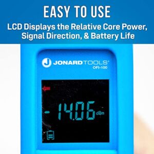 Jonard Tools OFI-100 Advanced Optical Fiber Identifier with Built-in Power Meter and VFL