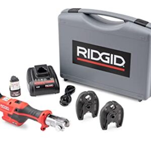 RIDGID 72553, RP 115 Mini Press Tool Kit with 1/2" - 3/4" ProPress Jaws and Carrying Case