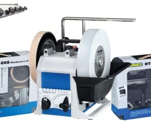 Tormek T-8 Ultimate Kit (Tormek T-8 Original + Tormek HTK-806 Hand Tool Kit + Tormek TNT-808 Woodturner's Kit + SVH-320 Planer Blade Attachment) The Ultimate Tool Sharpener (US Version)