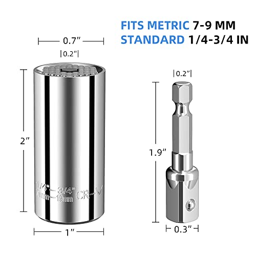 GETUHAND Universal Socket Wrench Tools Gifts for Men Power Drill Adapter