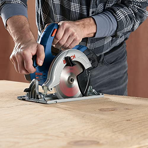 BOSCH GXL18V-601B25 18V 6-Tool Combo Kit with 2-in-1 Bit/Socket Impact Driver, Hammer Drill/Driver, Reciprocating Saw, Circular Saw, Angle Grinder, Floodlight and (2) CORE18V 4.0 Ah Compact Batteries