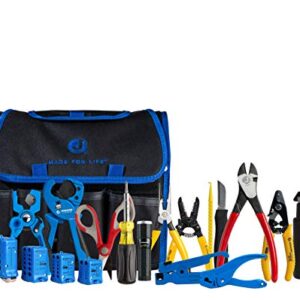 Jonard Tools TK-179 - Advanced Fiber Prep Kit for Slitting, Ringing, Cutting, and Stripping Fiber Optic Cables