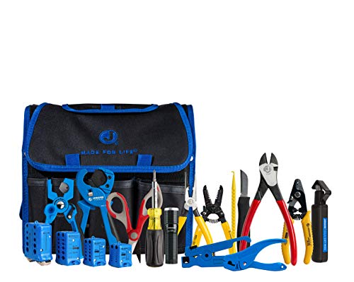 Jonard Tools TK-179 - Advanced Fiber Prep Kit for Slitting, Ringing, Cutting, and Stripping Fiber Optic Cables