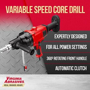 Virginia Abrasives Electric Core Drill For Home Improvement - Premium Core Drill, Tools & Home Improvement Essentials For Multifunctional Purposes - Variable Speed Core Drill with Automatic Clutch