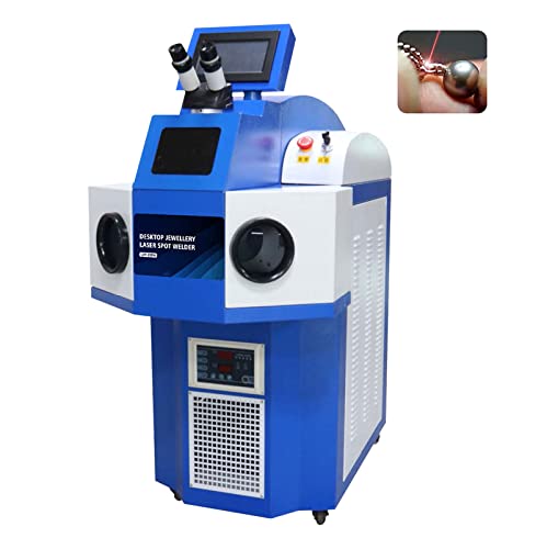 60 Joules Jewelry Welder 200W Jewelry Laser Welding Machine 220V 1 Phase LJW-200W Jewelry Spot Welder Repair Tool for Bracelets Gold Silver Platinum 24K Gold Spot Welding