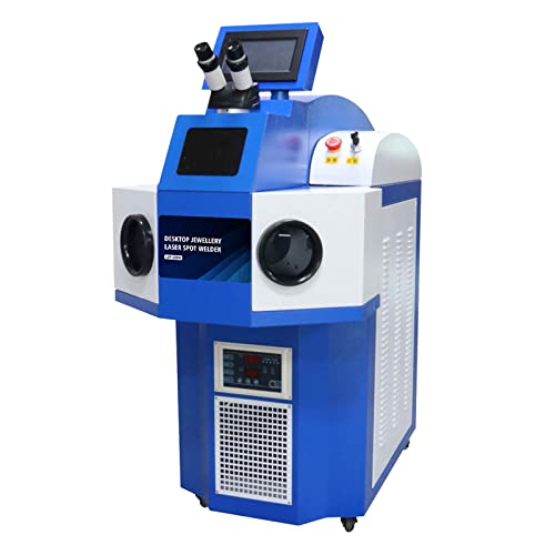 60 Joules Jewelry Welder 200W Jewelry Laser Welding Machine 220V 1 Phase LJW-200W Jewelry Spot Welder Repair Tool for Bracelets Gold Silver Platinum 24K Gold Spot Welding