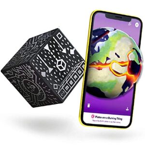 merge cube – augmented & virtual reality science & stem toy – educational tool – hands-on digital teaching aids – science simulations – home school, remote & in classroom learning – ios & android