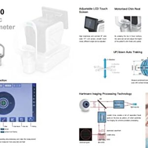 Auto Refractor Optometry Autorefractor Refractometer Keratometry Ophthalmic Instrument CE Certification USA in Stock