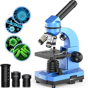 Microscope for Kids Beginners Children Student, 40X- 1000X Compound Microscopes with 52 pcs Educational Kits