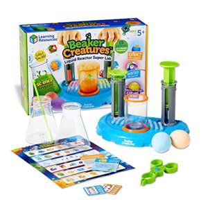 learning resources beaker creatures liquid reactor super lab, homeschool, stem, science exploration toy, science kit, ages 5+
