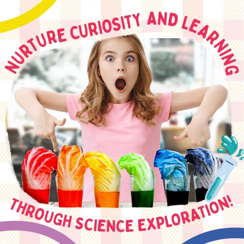 Playz Explosive Kitchen Lab Educational Science Kit for Kids Age 8-12 with 26 Science Experiments to Make Citrus Rockets, Sour LED Lights & More - Chemistry Set Toys for Boys, Girls, Teenagers & Kids