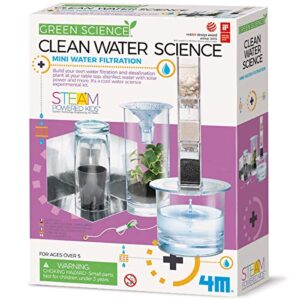 4m clean water science – climate change, global warming, lab – stem toys educational gift for kids & teens, girls & boys