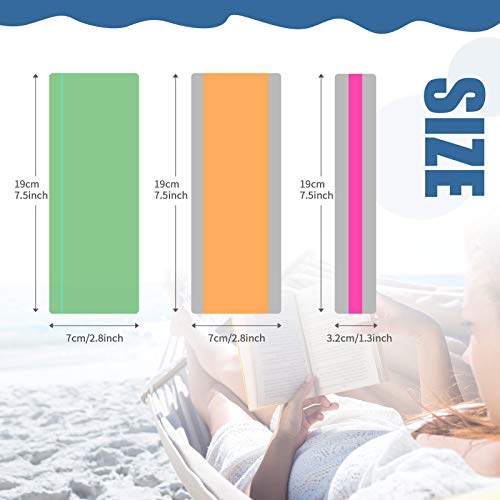 48 Pieces Guided Reading Strips with 3 Styles Highlight Bookmarks Colored Overlay Reading Tracking Rulers for Children Students Teachers Help with Dyslexia
