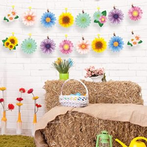 45 Pcs Summer Sunflower Cutouts Sunflower Bulletin Board Cutouts Sunflower Daisy Wall Decals with Glue Point Dots Sunflower Bulletin Board Decorations for School Birthday Party Baby Shower Home Decor