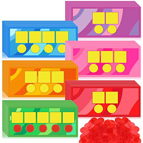 200 Pcs Set of Sound Box Mats and Chips Include 152 Pcs Chips and 48 Pcs Dry Erase Mats Phonemic Awareness Phonics Games Classroom Reading Games for Kindergarten Preschool Elementary Student Teacher
