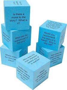 teacher created resources 20634 foam: reading comprehension cubes