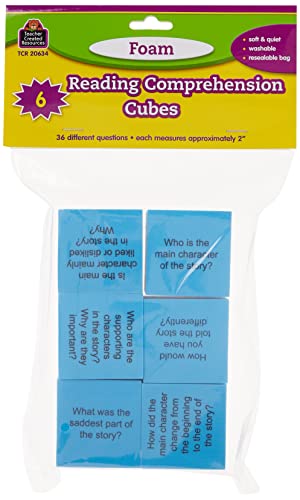 Teacher Created Resources 20634 Foam: Reading Comprehension Cubes