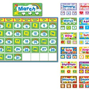 Carson Dellosa Calendar Set—Multicolor, Seasonal Kit With Monthly Headers, Days of the Week, Numbers, Seasons, Holidays, Bulletin Board Décor (415 pc)