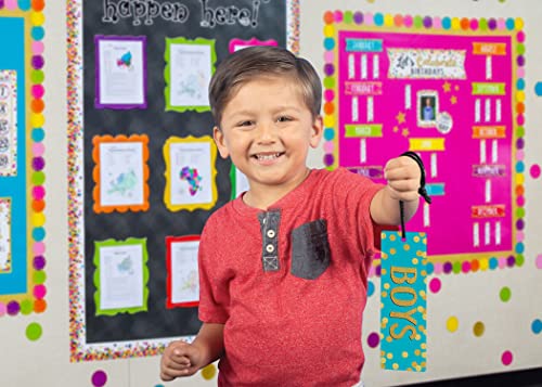 Teacher Created Resources Confetti Magnetic Boys Pass