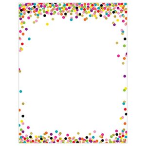 teacher created resources confetti blank chart