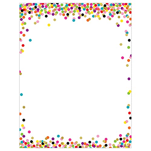 Teacher Created Resources Confetti Blank Chart