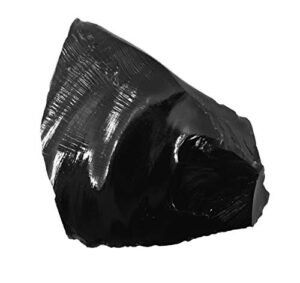 raw obsidian, igneous rock specimen – approx. 1″- geologist selected & hand processed – great for science classrooms – eisco labs