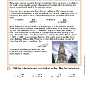 Horizons 6th Grade Math Student Book 1 (Lifepac)