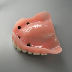 Dental Model Overdenture Upper Teeth 4 Implants Demo for Teaching and Studying