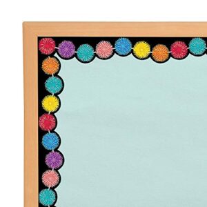 ctp pom poms ez border for classroom bulletin board border for classroom (creative teaching press 10515), 48 ft per package