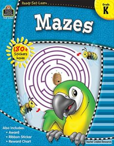 ready•set•learn: mazes, grade k from teacher created resources