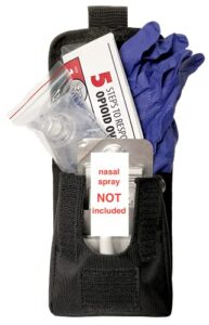 naloxone overdose kit with voice instructions, essential to respond to an opioid overdose rescue, does not include naloxone, 1.0 count