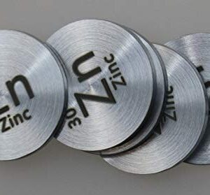 Zinc (Zn) 24.26mm Metal Disc 99.5% Pure for Collection or Experiments