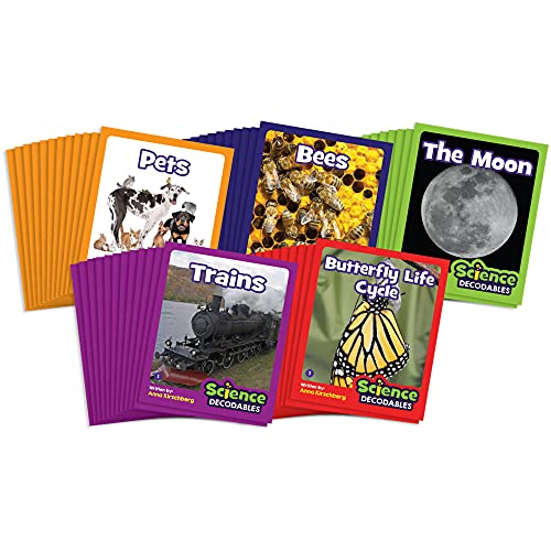 Junior Learning Beanstalk Books Letters & Sounds Science Decodables Non-Fiction Boxed Set, Multi